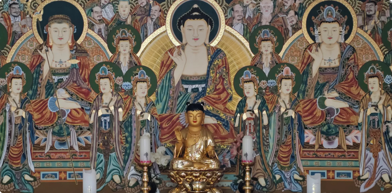 건물 및 부처님 소개 이미지